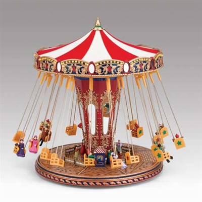 MR CHRISTMAS WORLD'S FAIR SWING CAROUSELâ„¢ (CURRENTLY OUT OF STOCK)